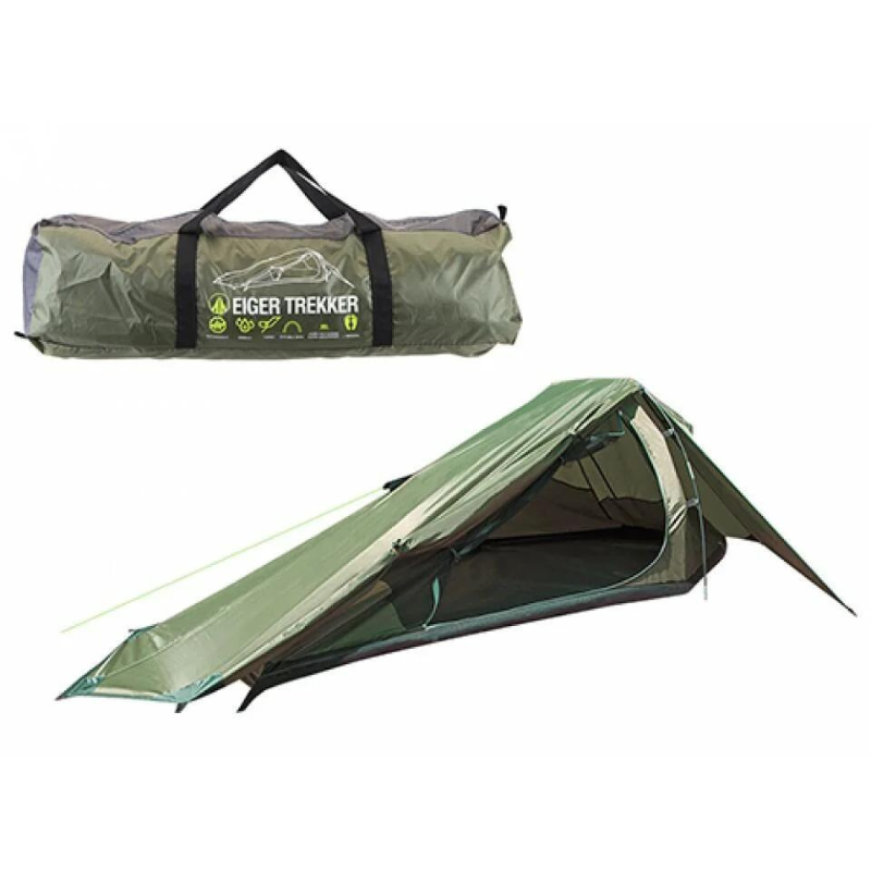 Pinnacle Eiger Trekker Tent Single 2000HH Green/Black